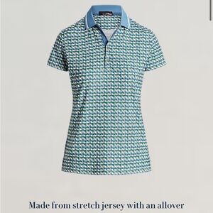 RLX Ralph Lauren Multicolor Pattern Polo Shirt